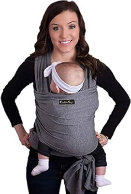 CuddleBug Baby Wrap Sling + Carrier - Newborns & Toddlers up to 36 lbs - Hands Free - Gentle, Str... | Amazon (US)
