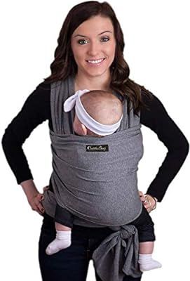 CuddleBug Baby Wrap Sling + Carrier - Newborns & Toddlers up to 36 lbs - Hands Free - Gentle, Str... | Amazon (US)