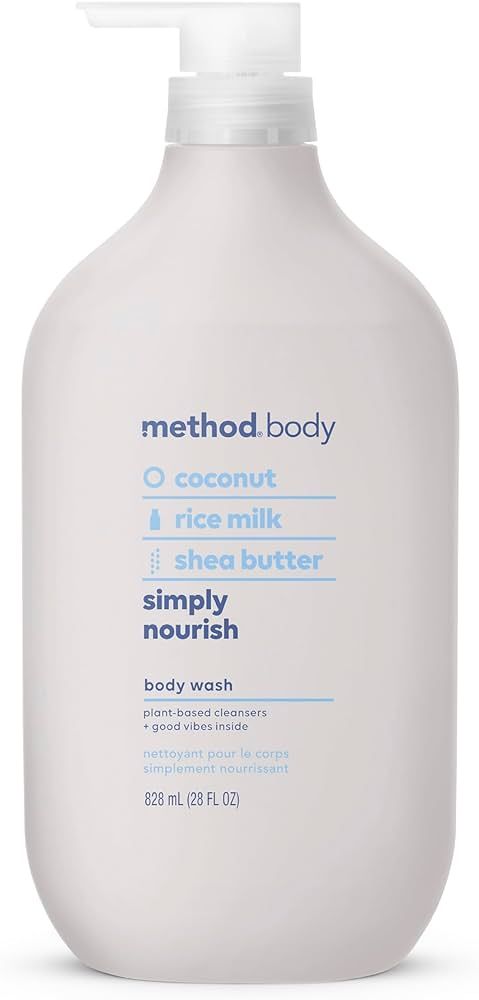 Method Body Wash, Simply Nourish, Paraben and Phthalate Free, Biodegradable Formula, 28 oz (Pack ... | Amazon (US)