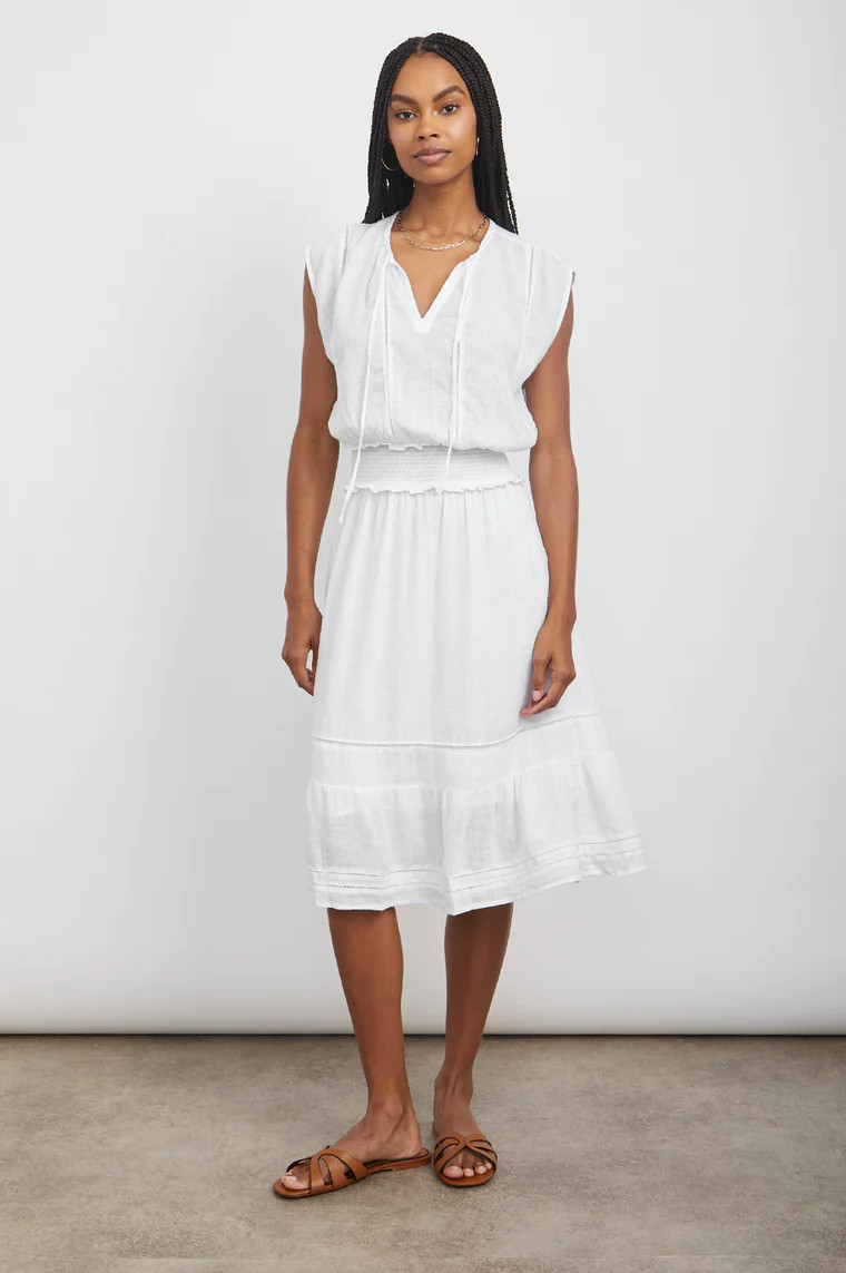 ASHLYN DRESS - MARINI STRIPE | Rails