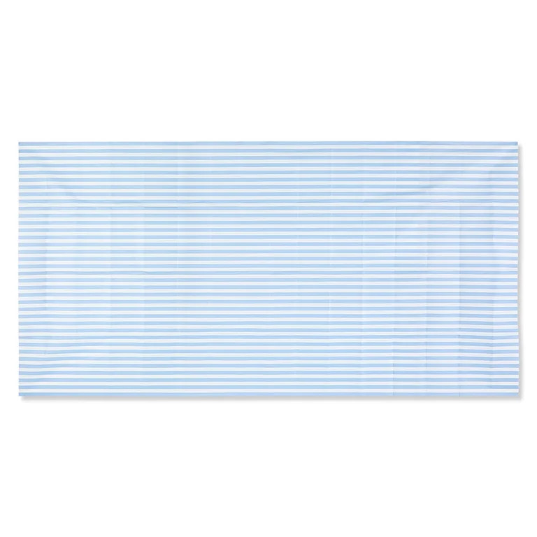 Striped Table Cover, Blue and White, 102" x 54", Easter by Way To Celebrate | Walmart (US)