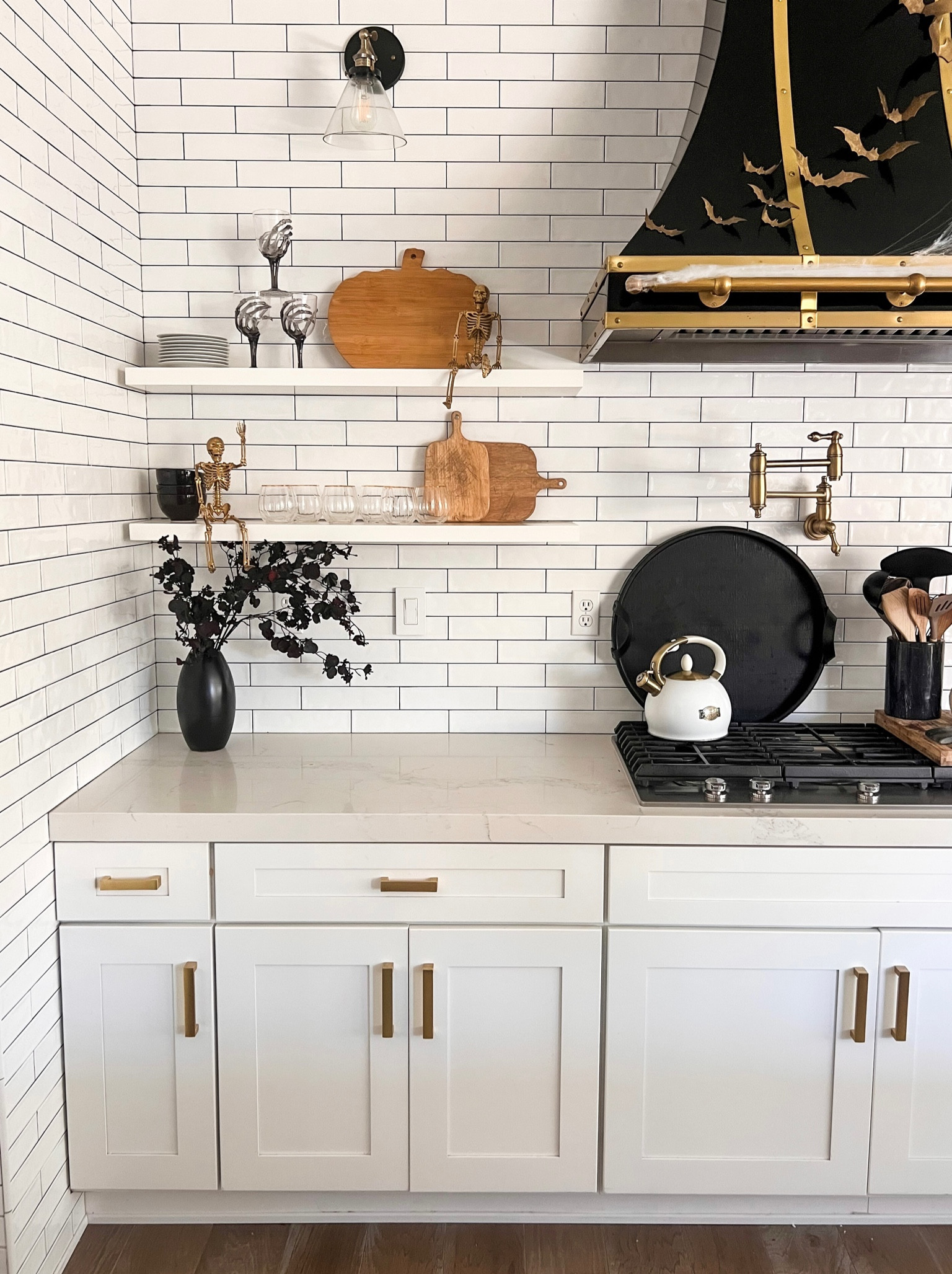 Halloween kitchen decor and cocktail glasses.

Pumpkin decor
Skeleton glassware
Skeleton decor
Pose-able skeletons
Bat decor
Halloween decor
Halloween home
Fall kitchen


#LTKSeasonal #LTKHoliday #LTKHalloween