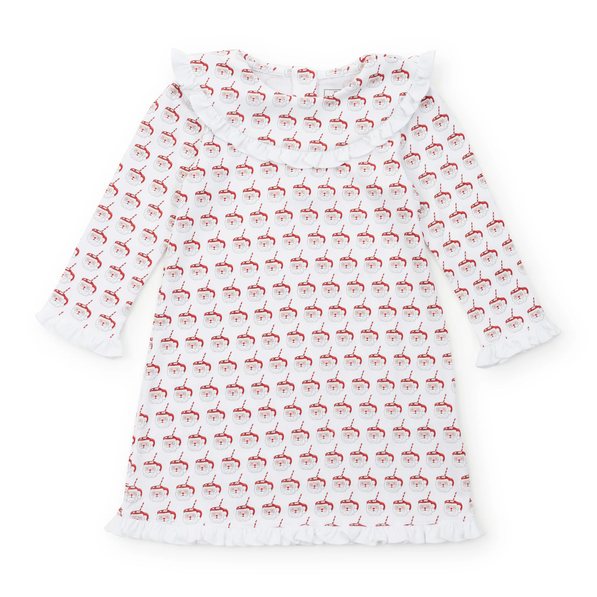 Madeline Girls' Dress - Hot Cocoa Santa | Lila & Hayes | Lila and Hayes