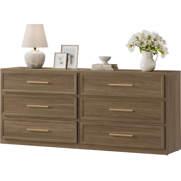 SICOTAS 31.3" W 3-Drawer Nightstand Set of 2 with Oversized Large Storage , Modern Night Stands B... | Walmart (US)