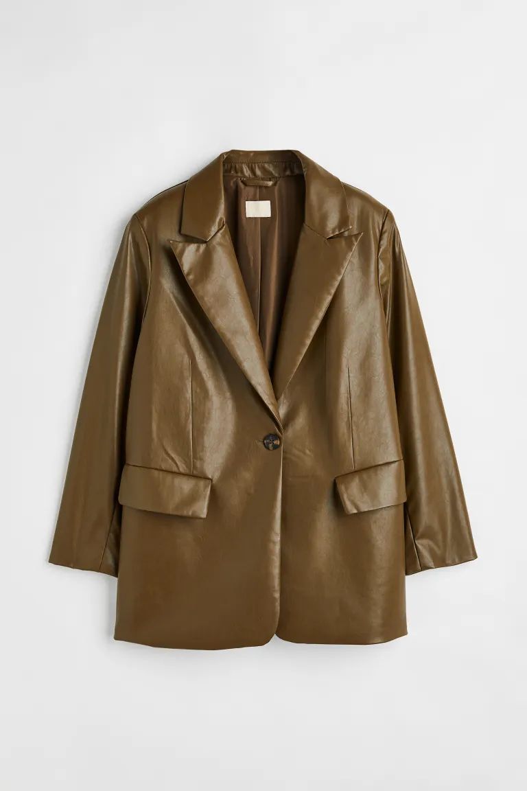 Oversized Single-breasted Jacket | H&M (US)