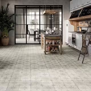 Kings Star White 17-5/8 in. x 17-5/8 in. Ceramic Floor and Wall Tile (10.95 sq. ft./Case) | The Home Depot