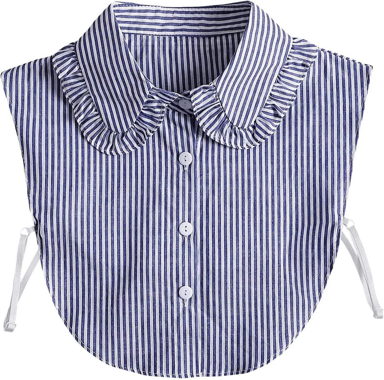 HALITOSS Women's Lovely Multi Style Fake Collar Leisure Dickey Half Shirt Decorative False Collar | Amazon (US)