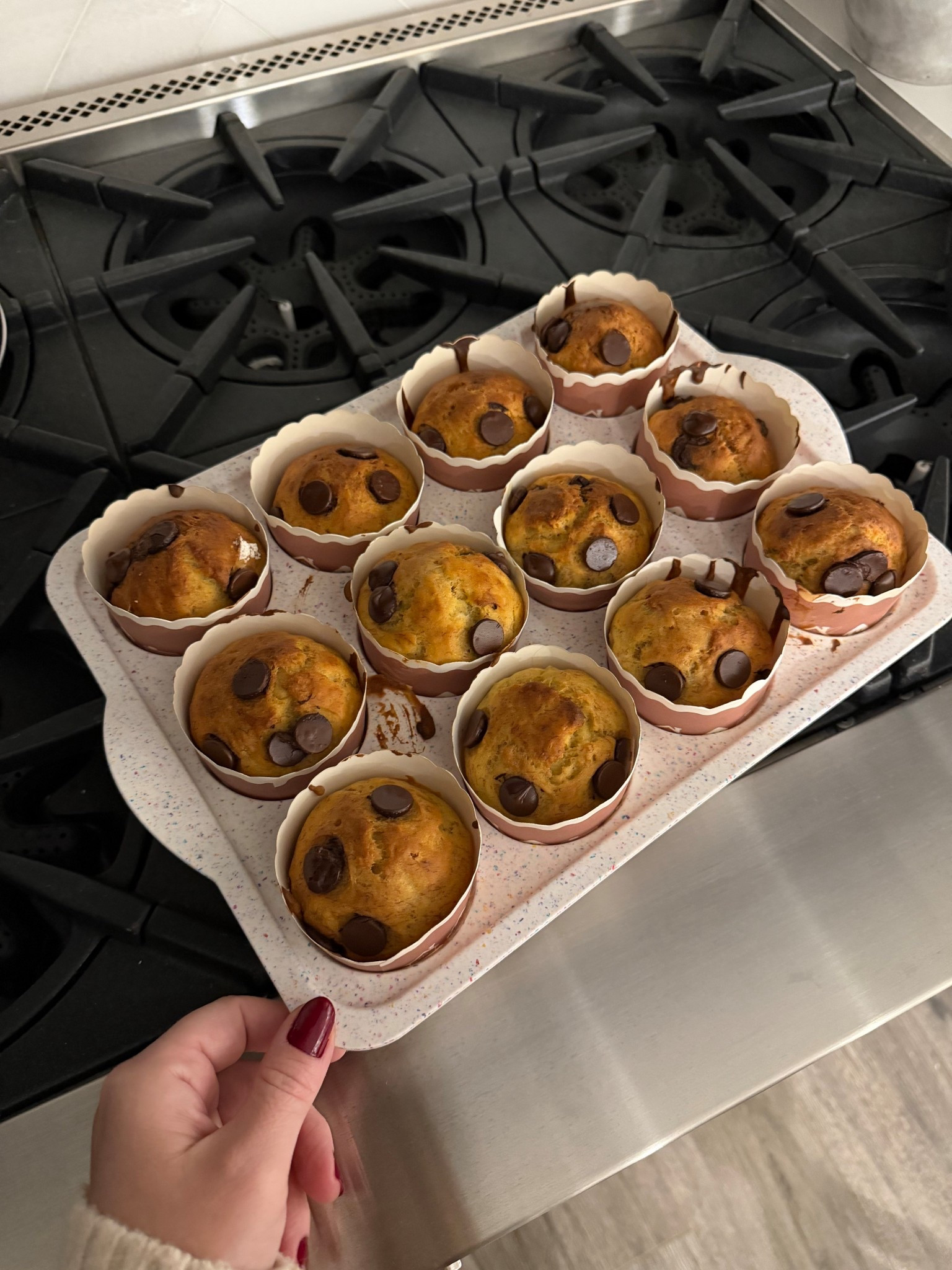 Cupcake liners and baking sheet! We made some banana chocolate muffins!



#LTKdayinmylife #LTKHoliday #LTKfoodie