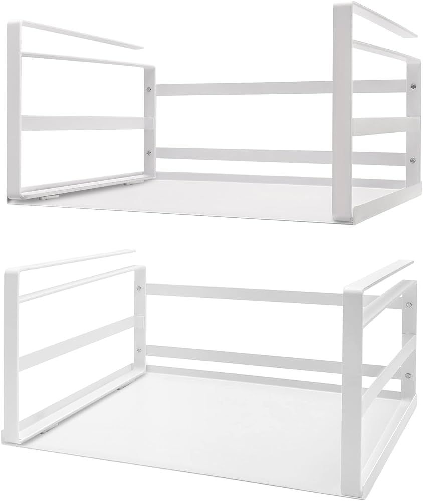 Nxconsu 2Pack Under Shelf Storage Cabinet Hanging Basket Organizer Under Pantry Storage Shelf Rac... | Amazon (US)