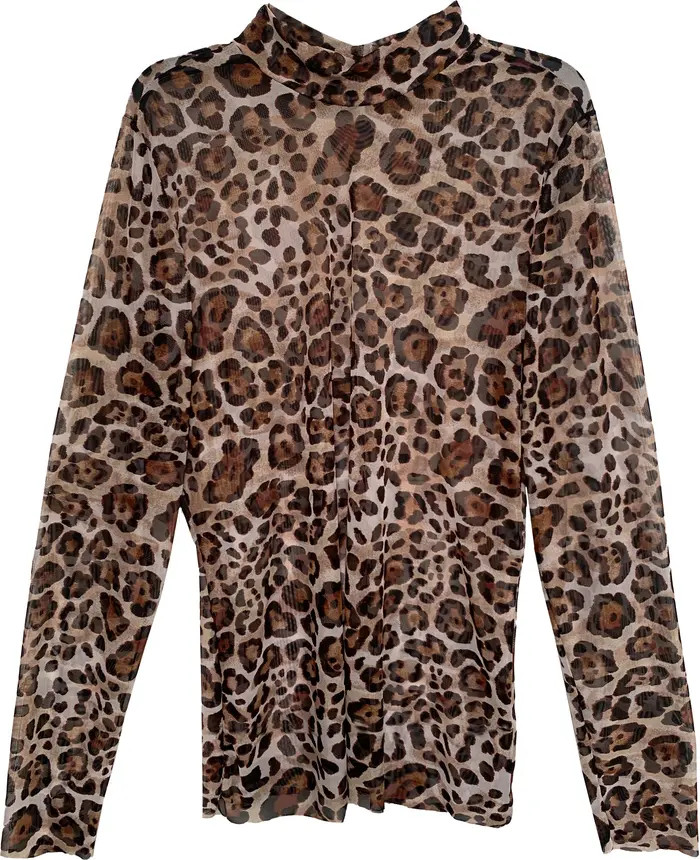 Mesh Mock Turtleneck | Nordstrom