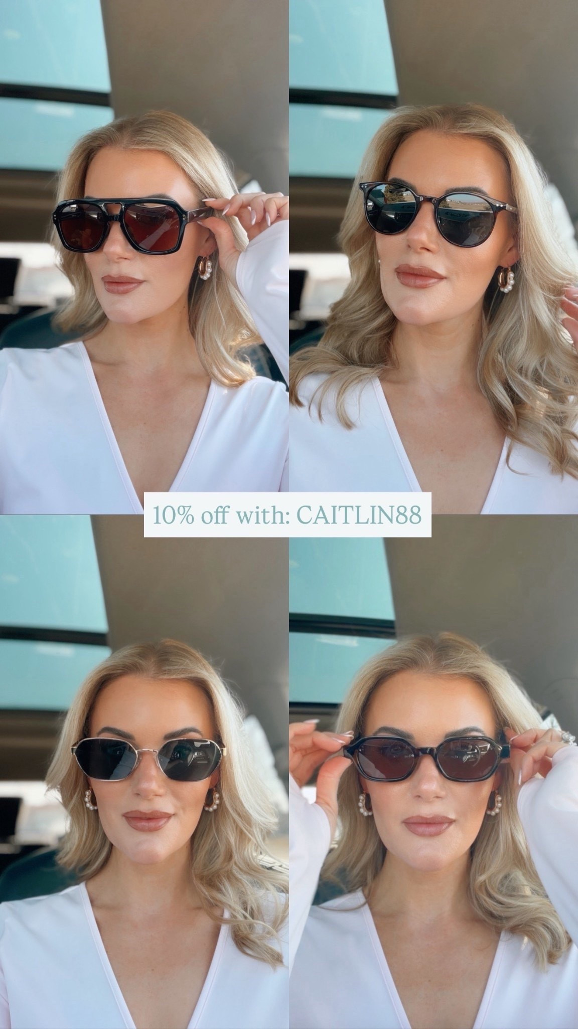 Amazon sunglasses- perfect for vacation #amazonfashion 10% off with CAITLIN88 

#LTKSaleAlert #LTKTravel #LTKSeasonal