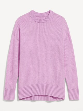 SoSoft Crew-Neck Tunic Sweater | Old Navy (US)