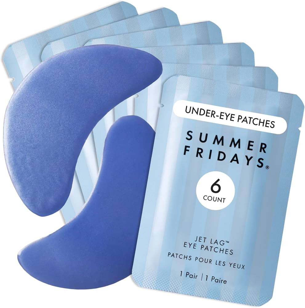 Summer Fridays Jet Lag Hydrating Eye Patches - De-puffing Hydrogel Under Eye Masks with Hyaluroni... | Amazon (US)