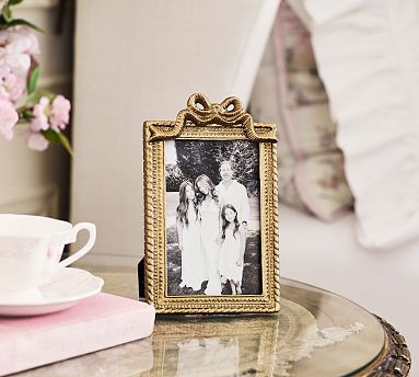 LoveShackFancy Sculpted Bow Frame | Pottery Barn (US)