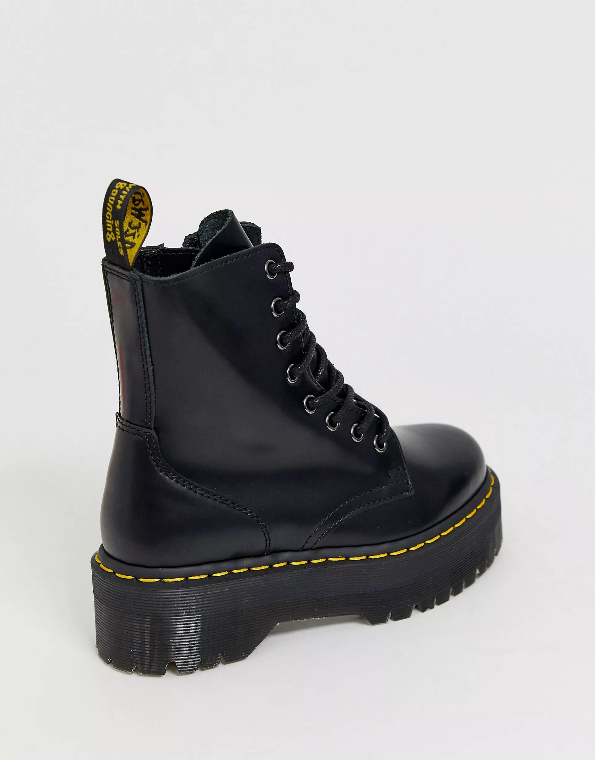 Dr Martens Jadon 8-Eye Smooth Leather Platform Boots | ASOS (Global)