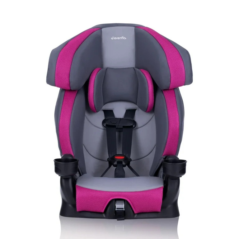 Evenflo Chase Plus 2-in-1 Booster Car Seat, Geneva Pink | Walmart (US)