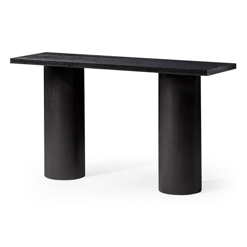 Maven Lane Lana Contemporary Wooden Console Table in Refined Black Finish - Narrow Wall Table for Front Door Entrance, Entryway, Foyer, or Living Room | Amazon (US)