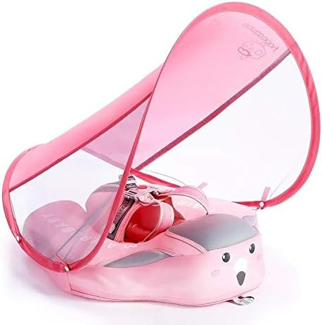 Baby Floats for Pool with Canopy Removable UPF 50+ UV Sun Protection Canopy，Mambobaby Float Non Infl | Amazon (US)