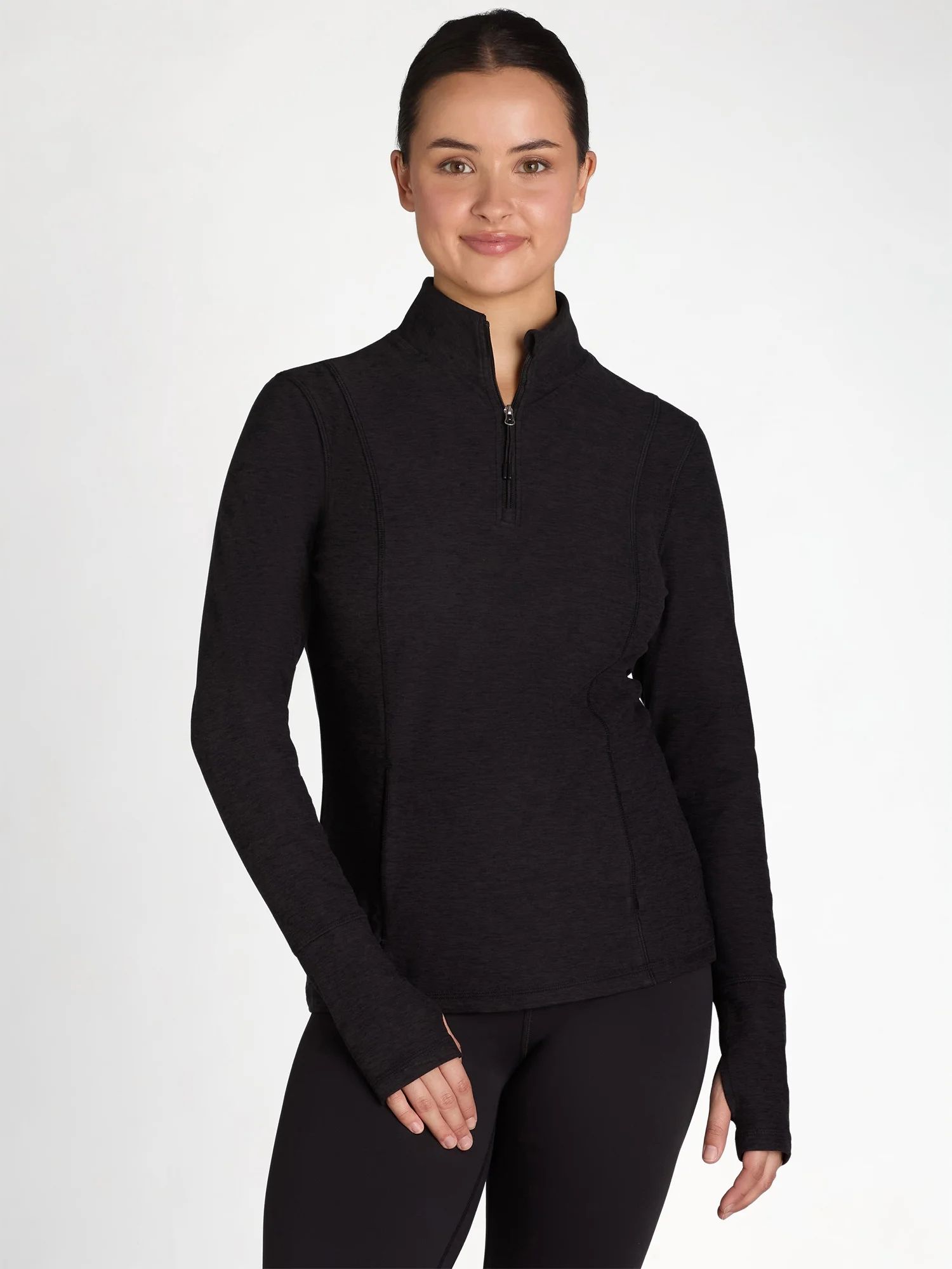 Athletic Works Women's ButterCore Quarter-Zip Jacket, Sizes XS-XXXL | Walmart (US)