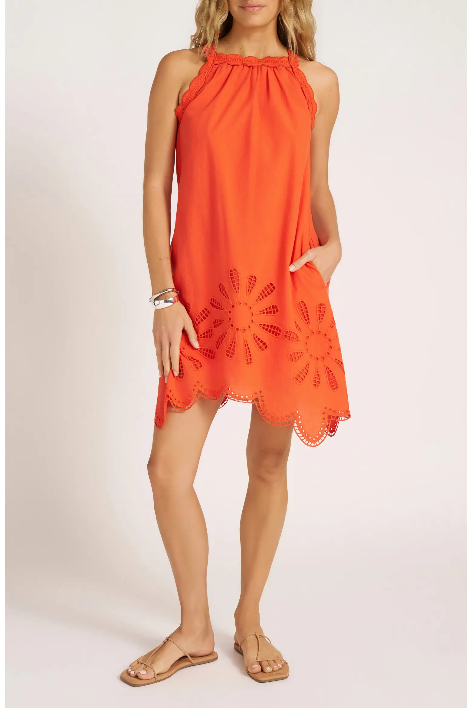 Cove Embroidered Sleeveless Dress (Women) | Nordstrom | Nordstrom