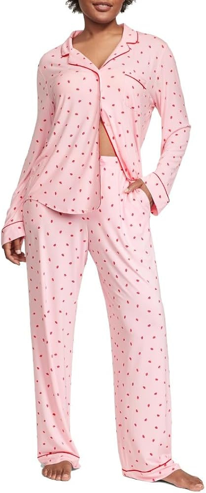 Victoria's Secret Modal Long Pajama Set, Women's Sleepwear (XS-XXL) | Amazon (US)
