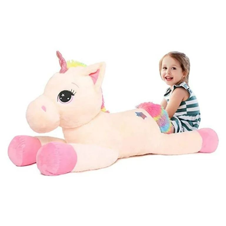MorisMos Giant Unicorn 32'' Plush Stuffed Animals Toy Gifts for Kids Girlfriend Christmas | Walmart (US)