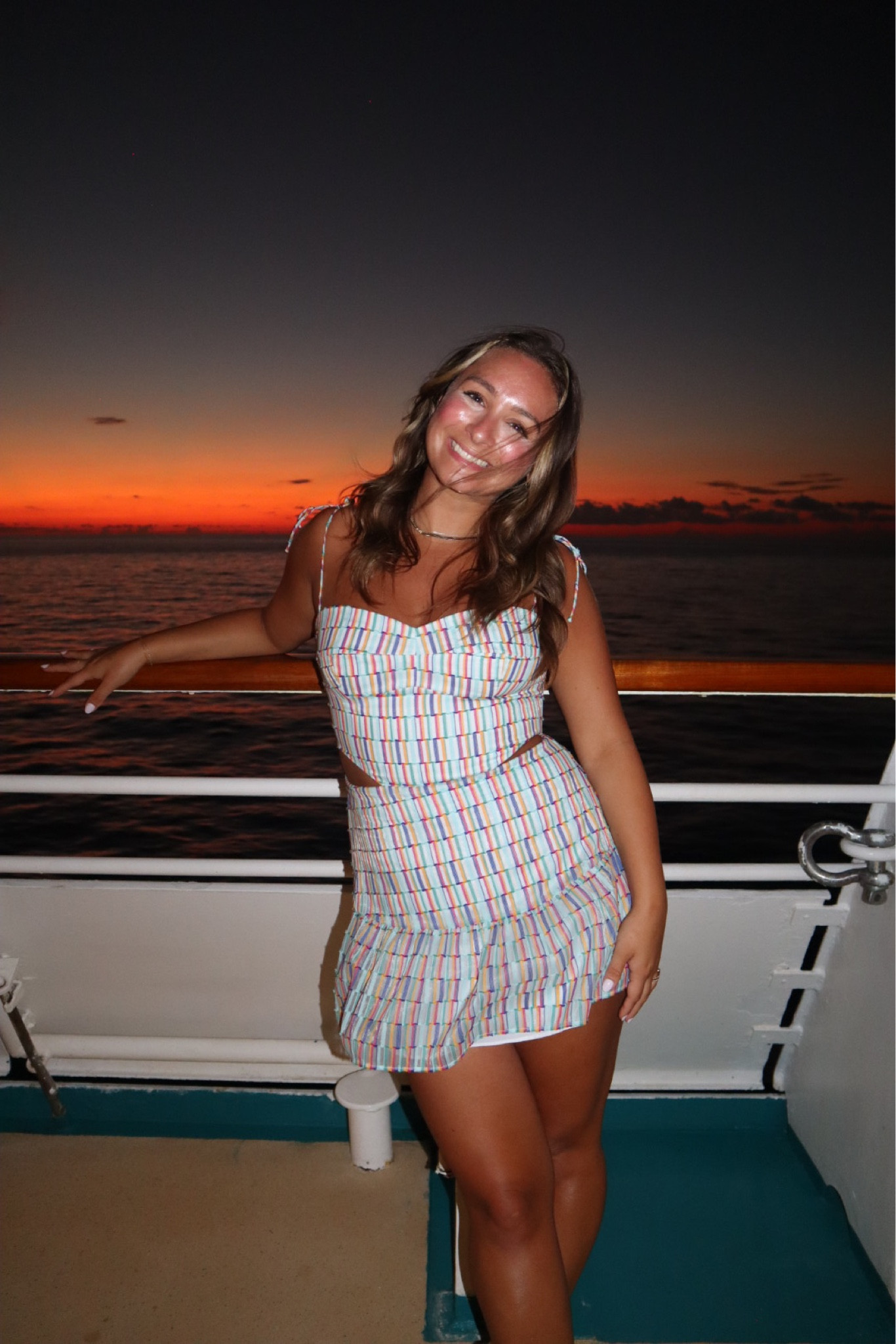 Dinner outfit number 4 of cruise 🍹