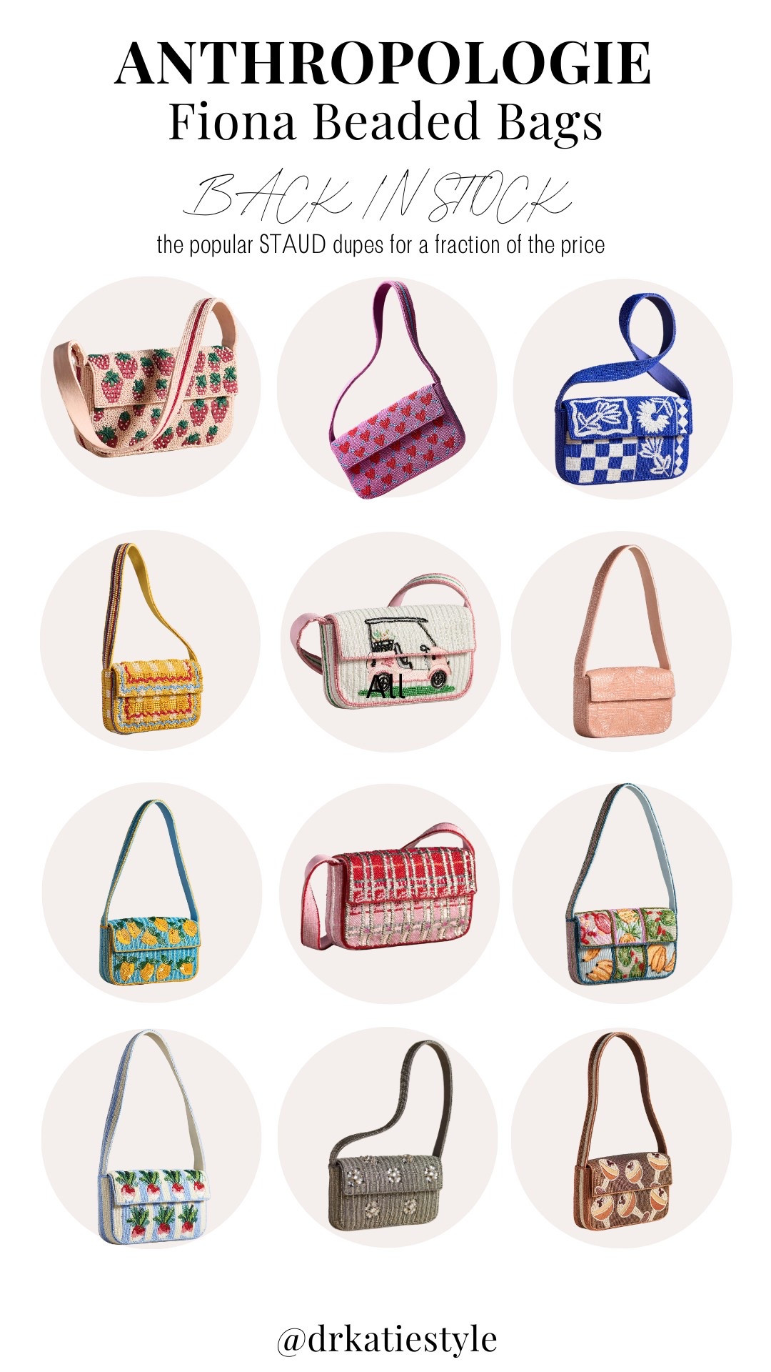 if you’ve ever wanted a Staud bag… look no further!! Anthropologie’s Fiona Beaded Bags are back in stock just in time for Spring and Summer! The best part? They are so much easier on the wallet! 
🌼🛍️🫶🏻

#LTKSeasonal #LTKSpringSale #LTKStyleTip