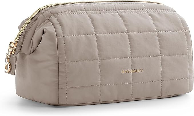 BAGSMART Makeup Bag Travel Toiletry Bag, Puffy Padded Make Up Bags for Women Makeup Organizer Cas... | Amazon (US)