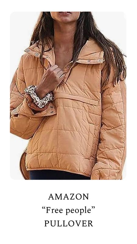 Amazon free people pullover, quilted pullover, quilted jacket 

#LTKsalealert #LTKfindsunder50 #LTKstyletip