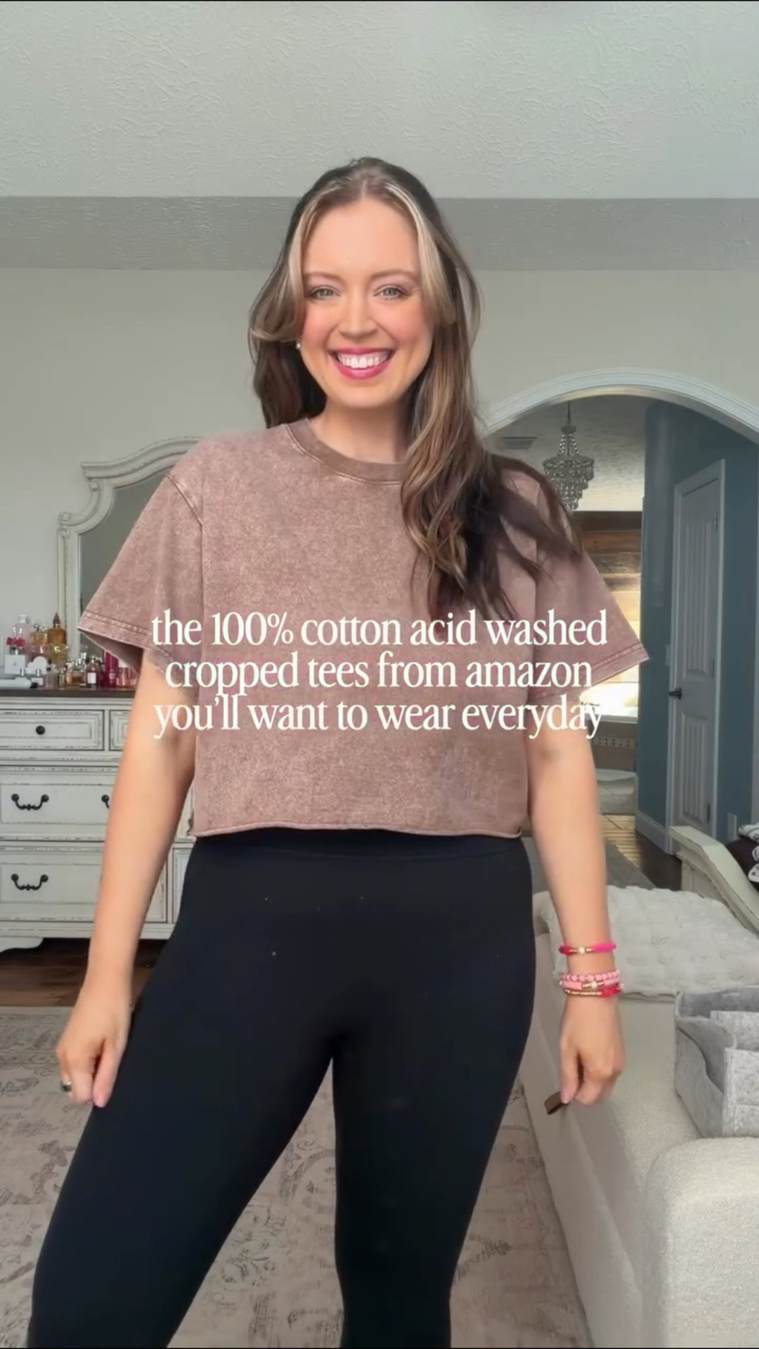 Comment NEED to shop these 100% cotton acid washed cropped tees from amazon! 💗 these are so cute for everyday casual wear! Wearing size L! Follow @maciejade for more amazon fashion finds 🫶🏻 

amazon fashion | cropped tees | cotton tees | midsize style | size 10 | size 12 | amazon finds | amazon influencer