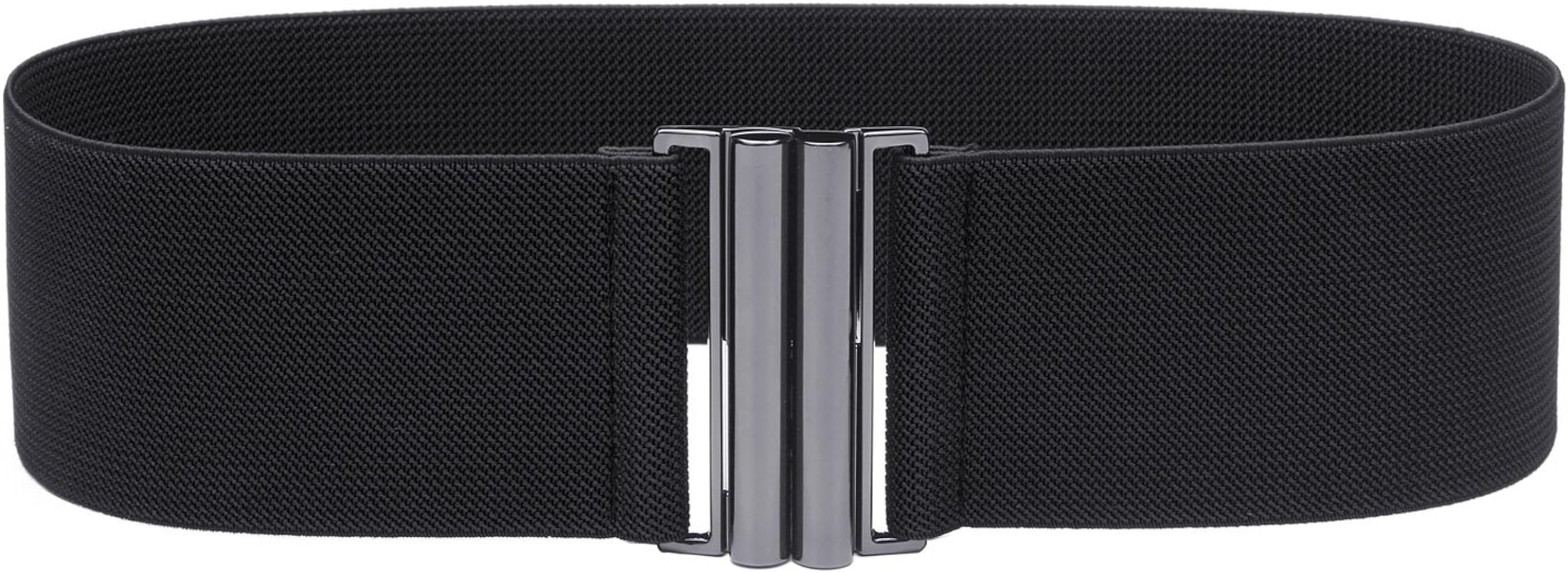 Womens Wide Elastic Waist Belt Cinch Belt Trimmer Stretch Waistband | Amazon (US)