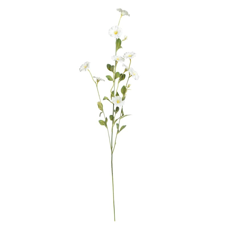 White Morning Glory Spray, 34" | At Home