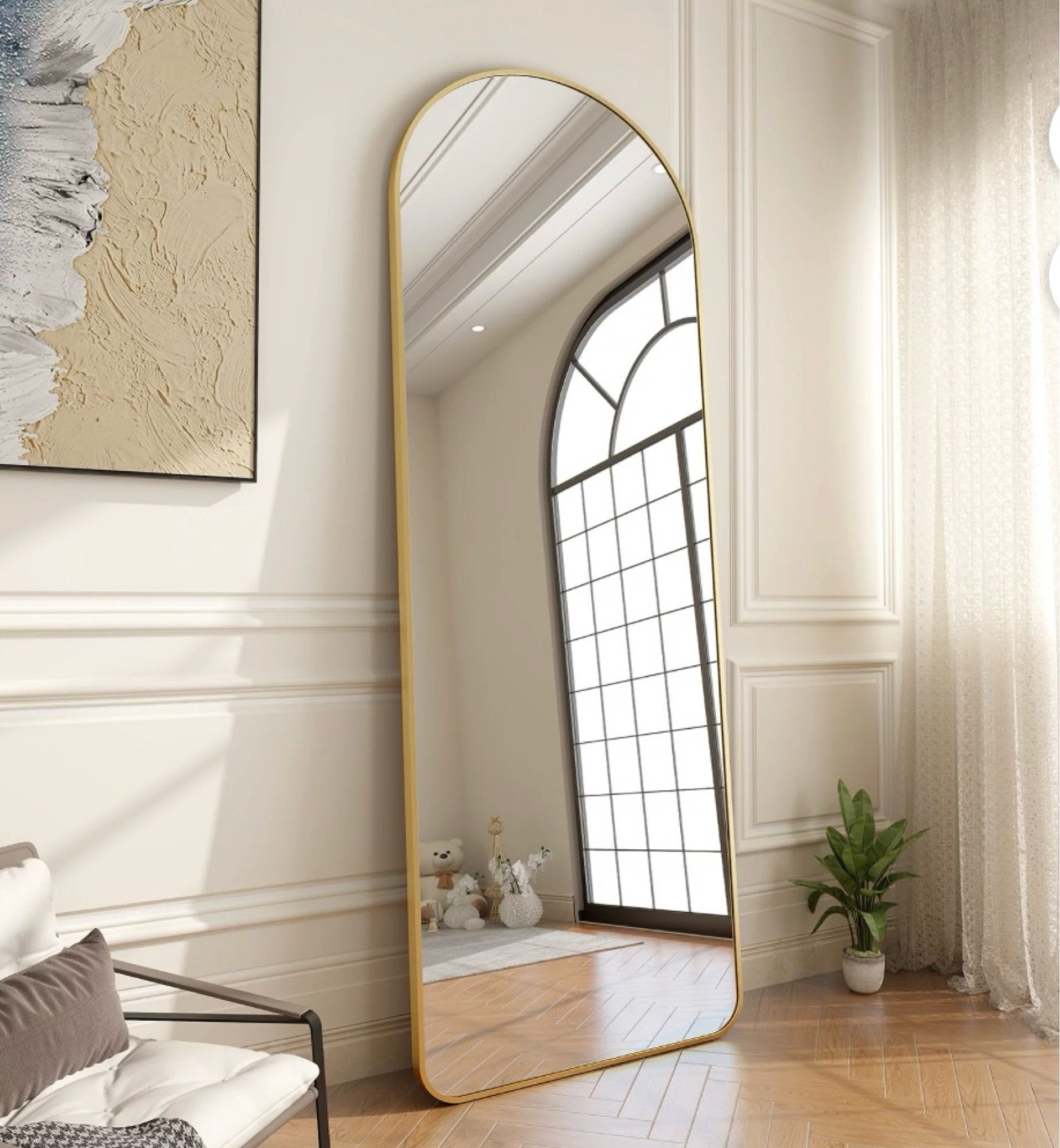 Gold full length mirrors on SALE!

#LTKsalealert #LTKhome #LTKCyberWeek