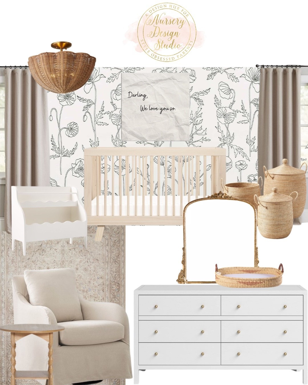 Designing a calm nursery starts with the right pieces 
Shop the crib, dresser, glider, lighting, and decor we used to create this light, layered space—everything linked here.

#LTKBaby #LTKSaleAlert #LTKBump