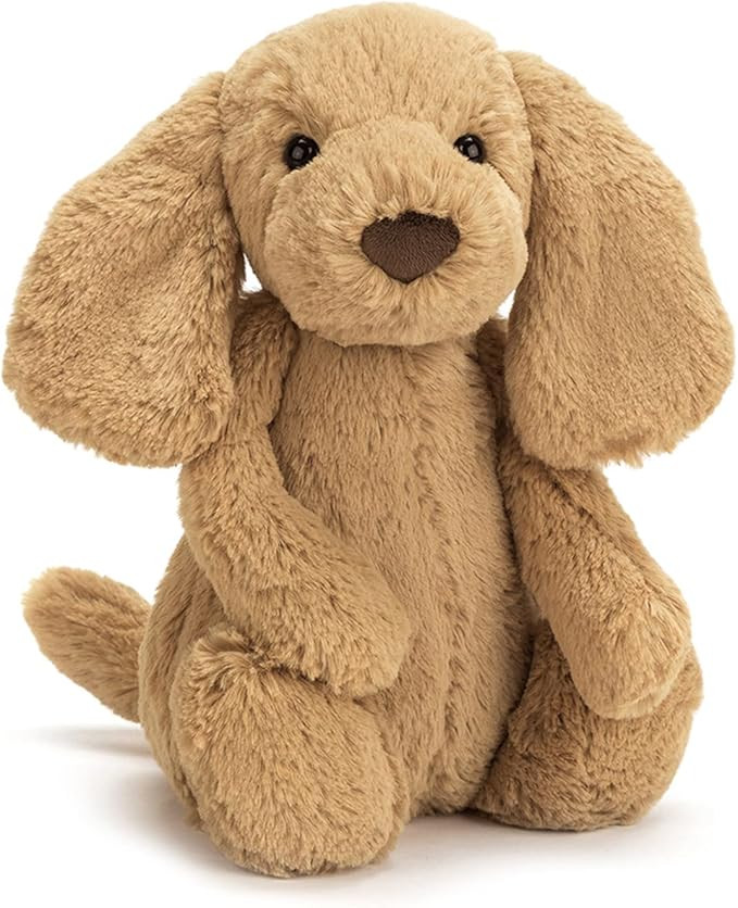 Jellycat Bashful Toffee Puppy Stuffed Animal, Medium 12 inches - Dogs and Puppies Plush Toy - Cla... | Amazon (US)