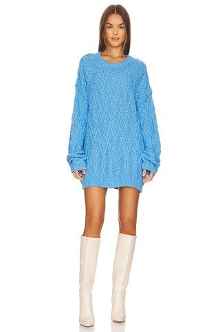Free People Isla Cable Tunic in Marine from Revolve.com | Revolve Clothing (Global)