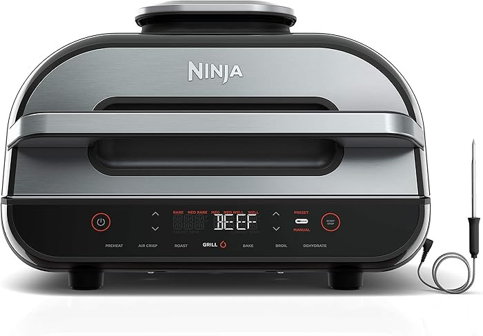 Ninja | Indoor Grill and Air Fryer| Foodi Smart XL | 6-in-1 Grill, Air Fry, Roast, Bake, Broil, D... | Amazon (US)