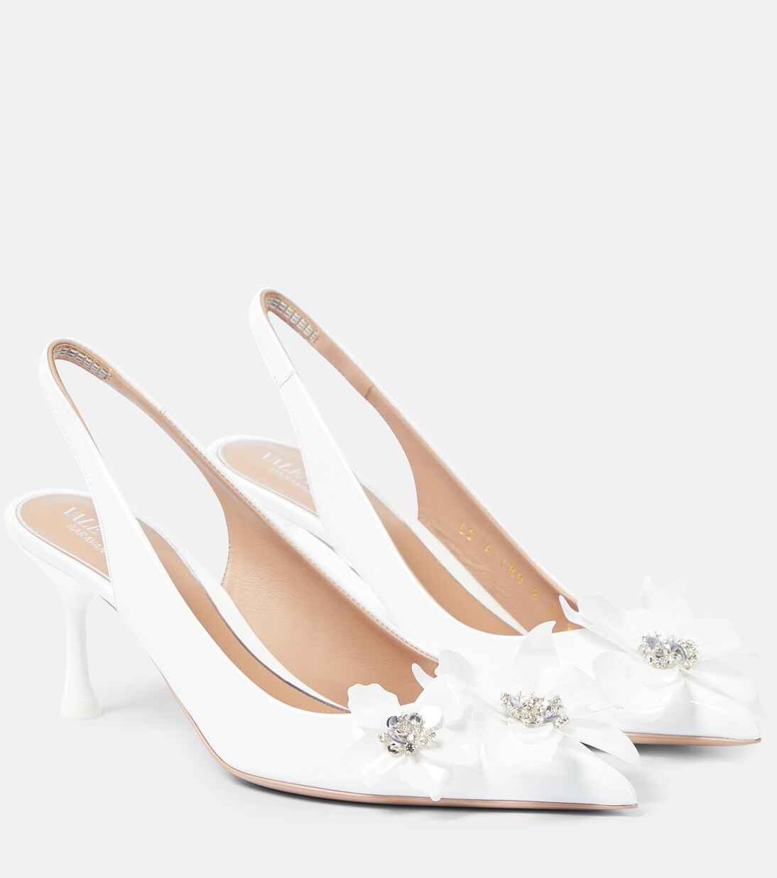 Archive Wildflower patent leather slingback pumps | Mytheresa (US/CA)