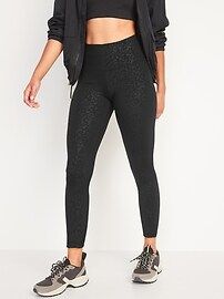 High-Waisted PowerPress Crop Leggings for Women | Old Navy (US)