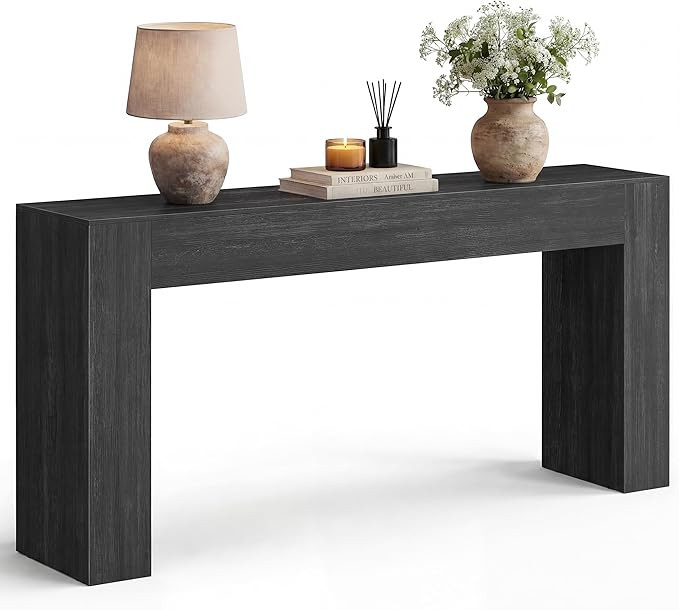VASAGLE Entryway Table, Long Console Table, Thick Tabletop, Farmhouse Style, for Hallway, Behind ... | Amazon (US)