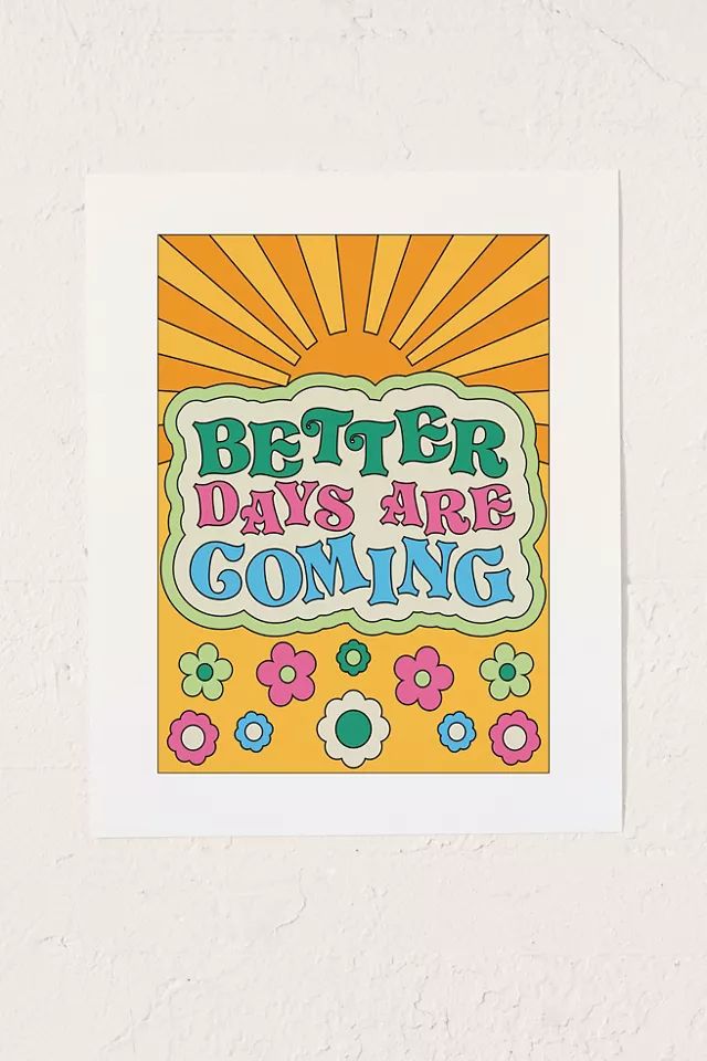 Exquisite Paradox Better Days Art Print | Urban Outfitters (US and RoW)