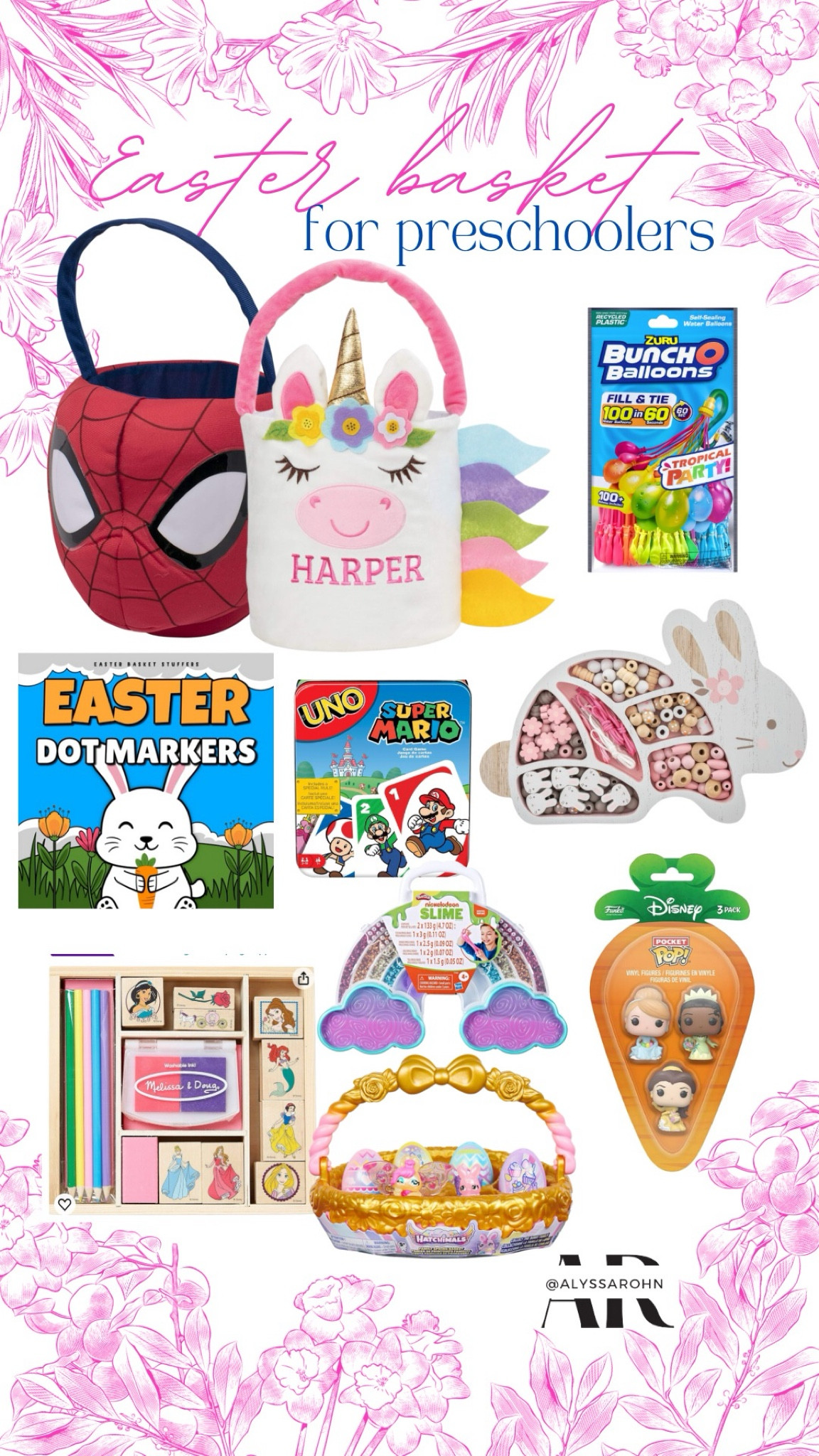 Easter basket for preschoolers. Age 4-5. 

#LTKkids #LTKSeasonal #LTKfindsunder50
