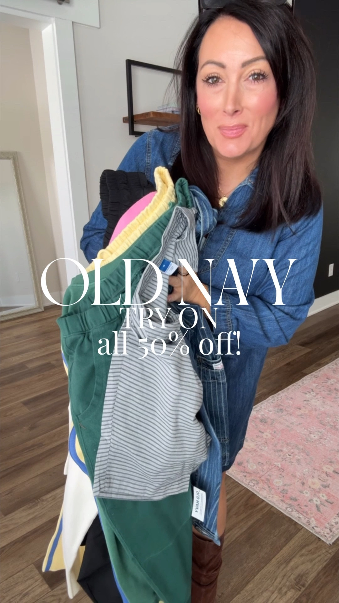 50% off at Old Navy so here is a try on with some new spring arrivals! 

#LTKSaleAlert #LTKootd #LTKSeasonal