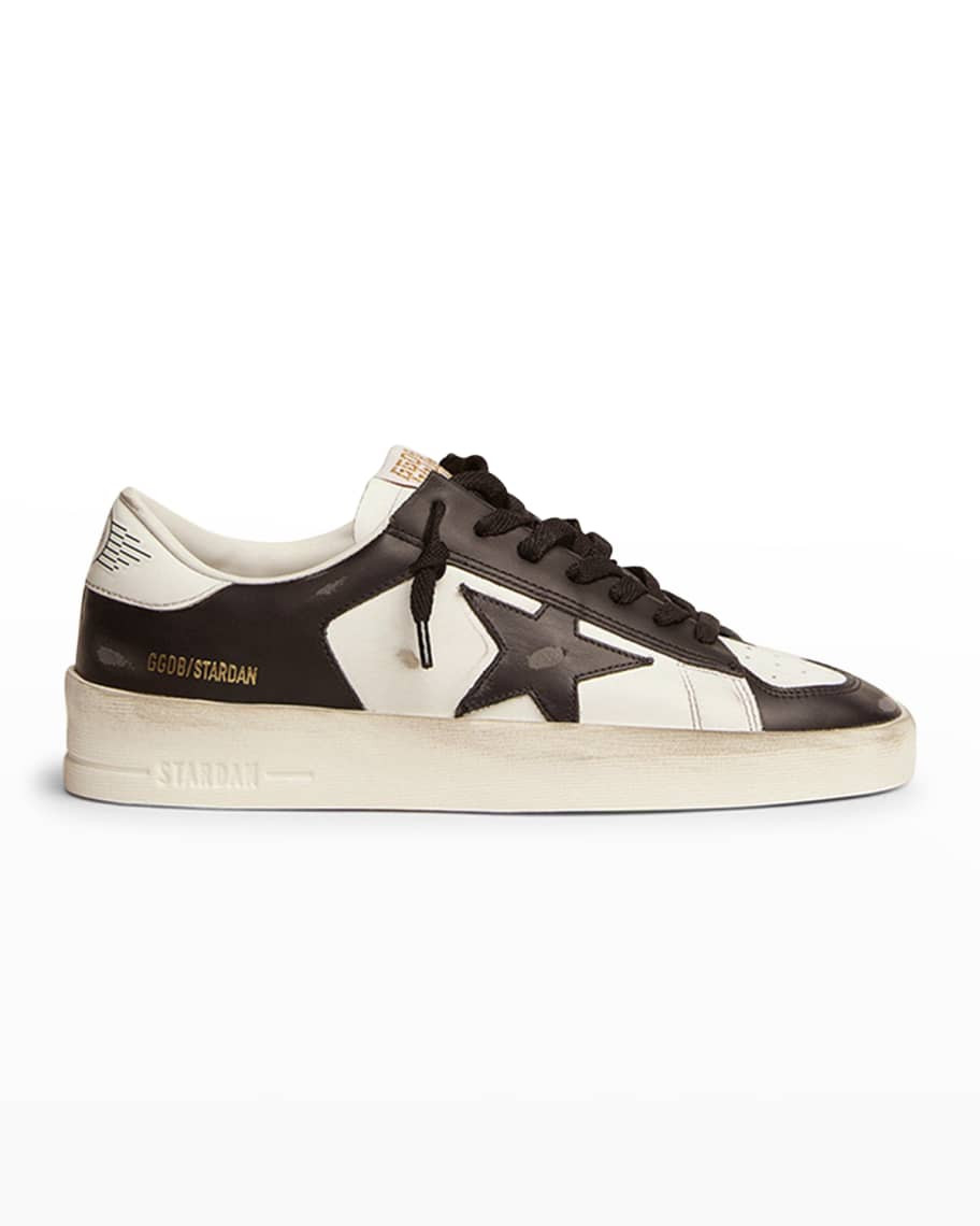 Golden Goose Men's Stardan Star Leather Low-Top Sneakers | Neiman Marcus