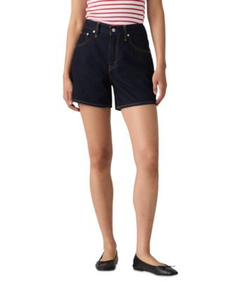 Levi's Women's Cotton Cinch-Waist Denim Shorts  - Macy's | Macy's