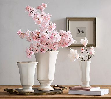 Ceramic Faceted Vase Collection | Pottery Barn (US)