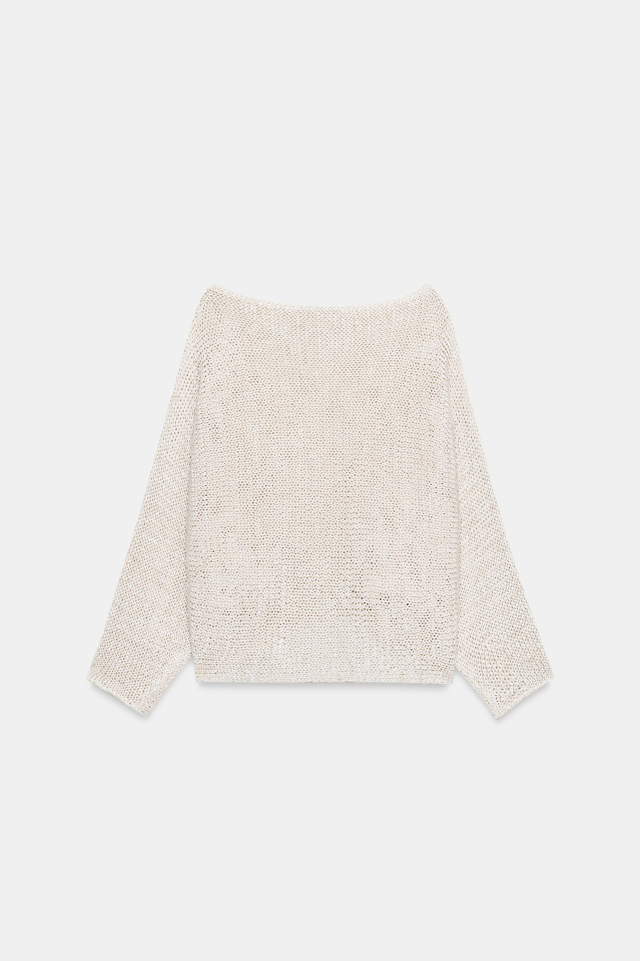 WIDE SLEEVE KNIT JUMPER | Zara US