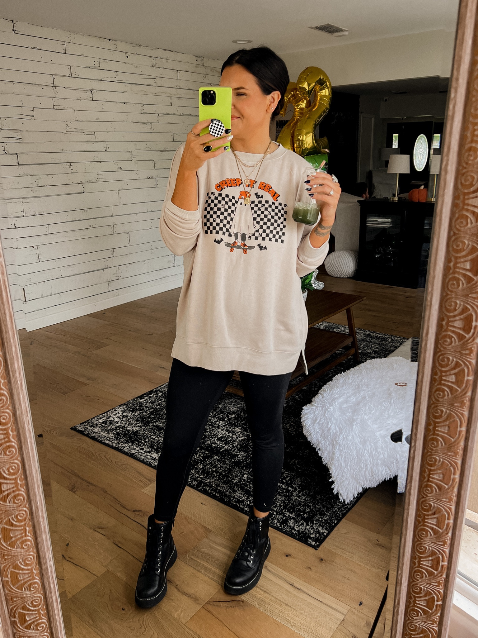 Sweatshirt: XL (code BWC20 @ pink lily)
Leggings: Large
Boots: True to size


#LTKHalloween #LTKSeasonal #LTKunder50