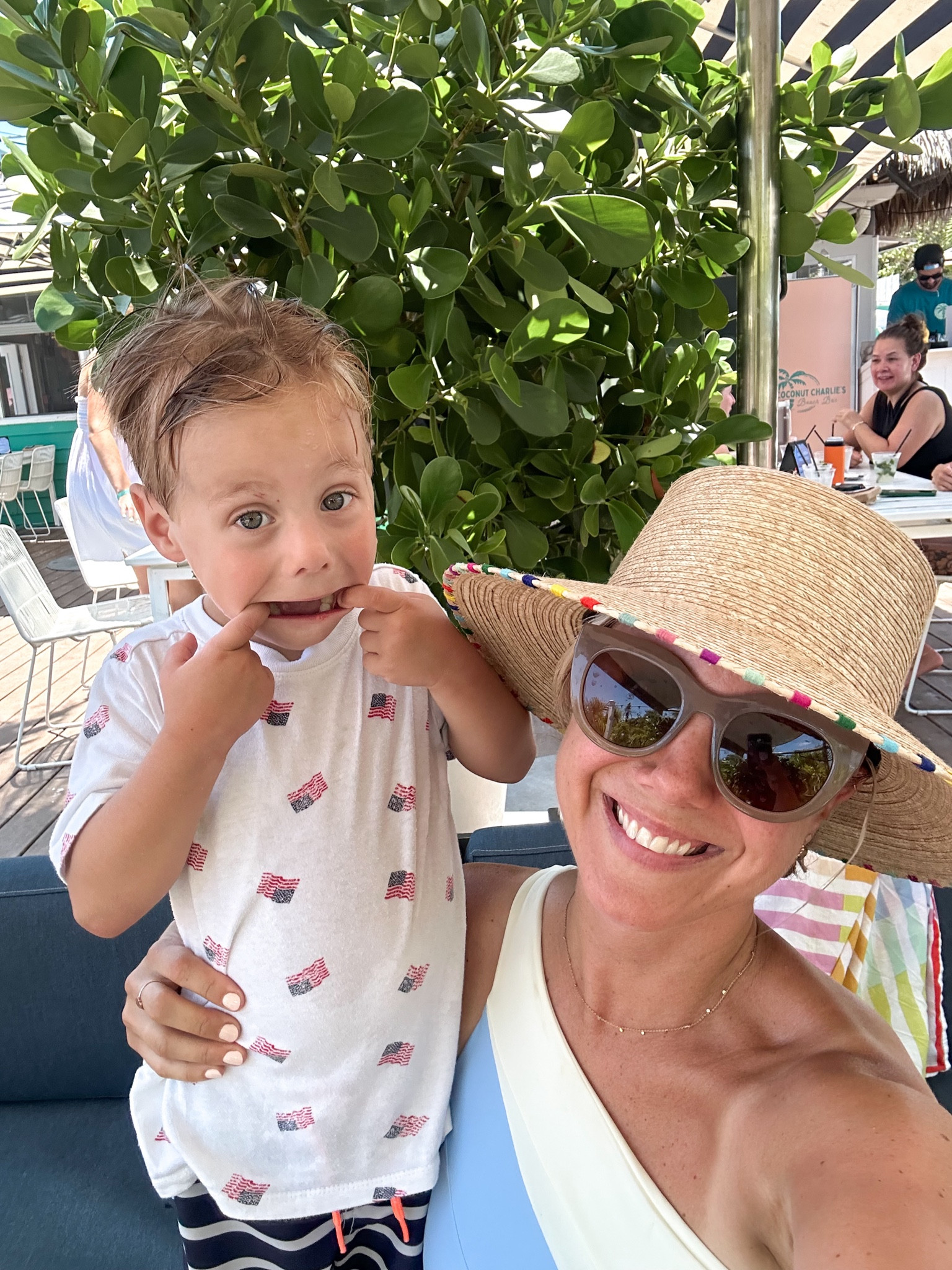 Memorial Day Outfit
one piece swim suit | beach hat | kids tee | vacation | Fourth of July 

#LTKSaleAlert #LTKSeasonal #LTKSwim